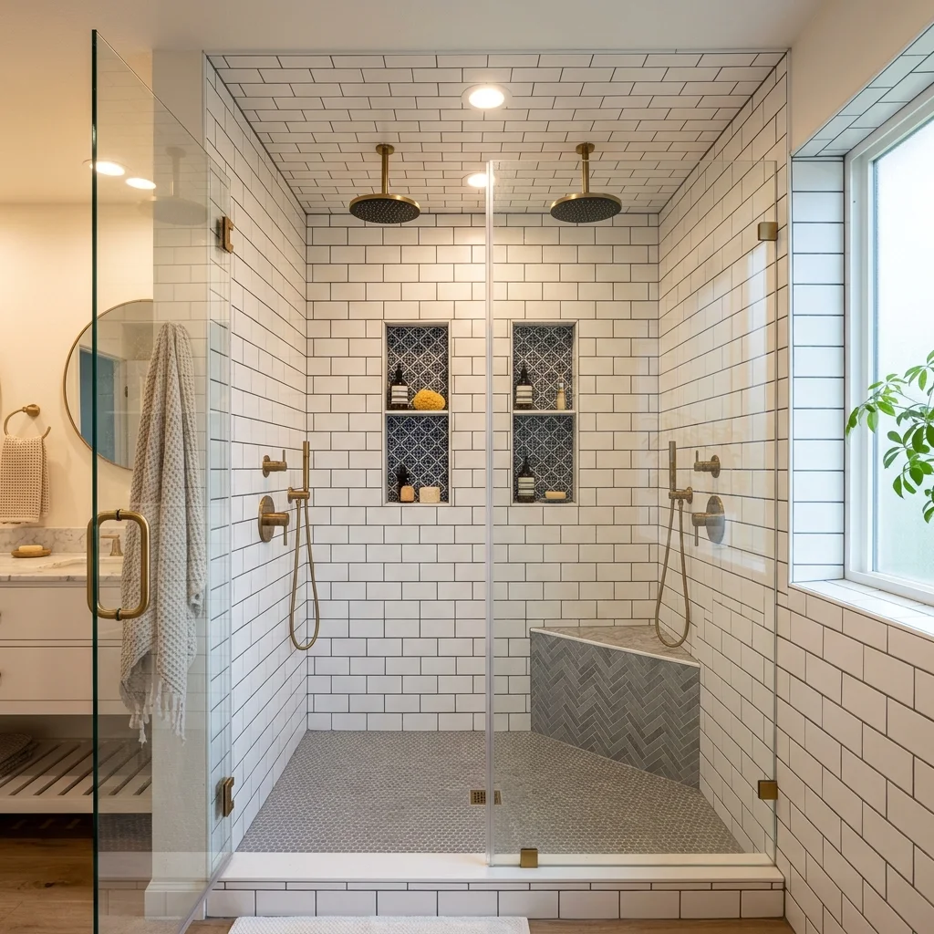 Custom shower installation in Whitefish Montana