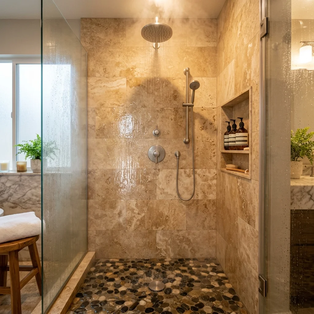 Natural stone installation in Whitefish Montana
